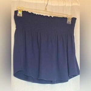 stark x navy mini skirt